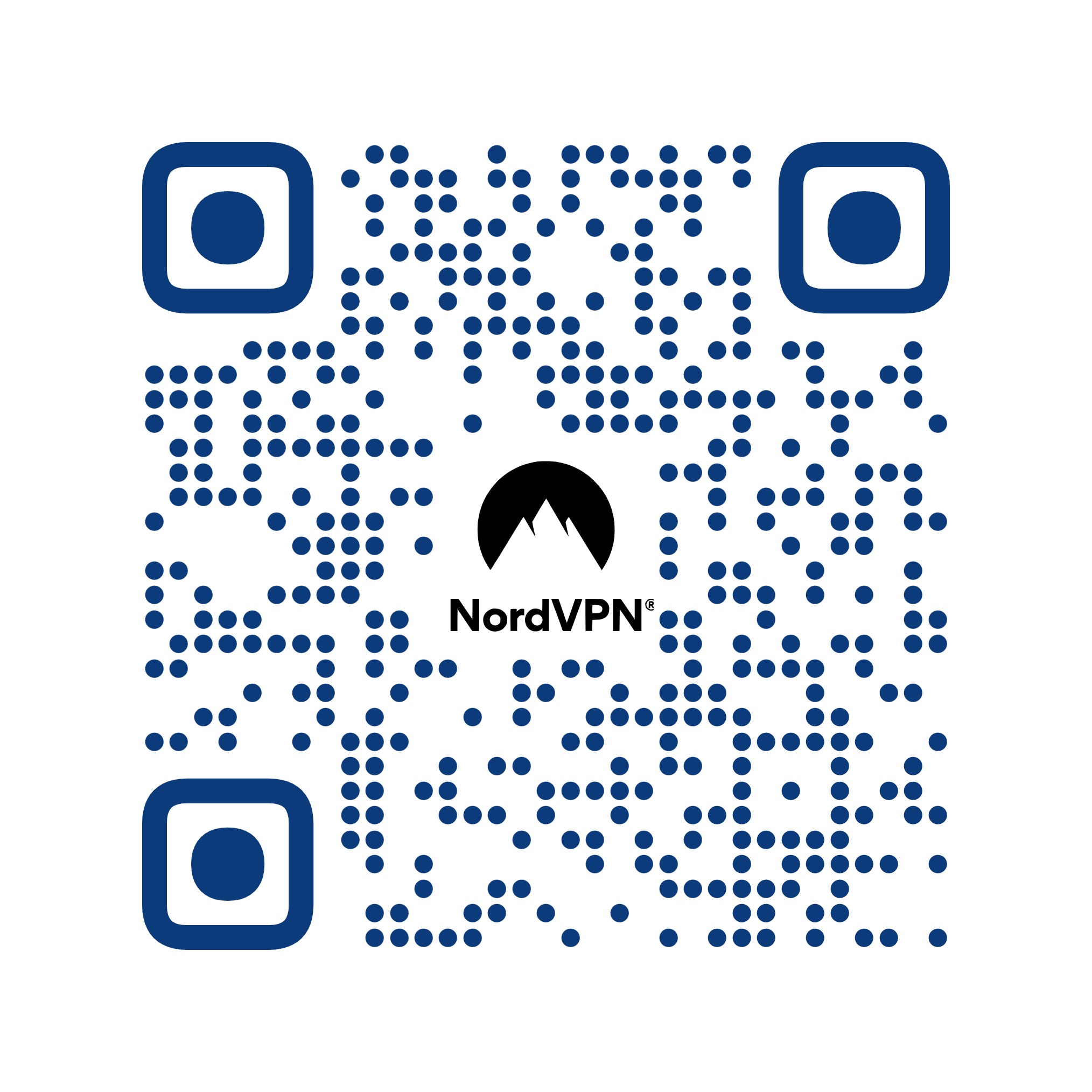 Scan to open NordVPN with tracking