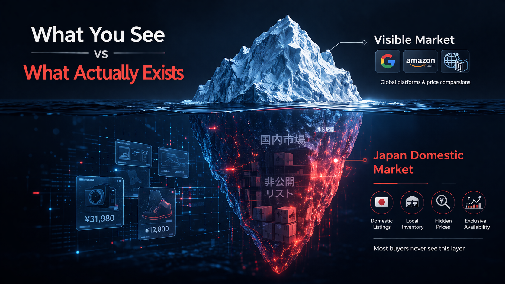 hidden Japanese domestic market pricing structure for buying directly from Japan